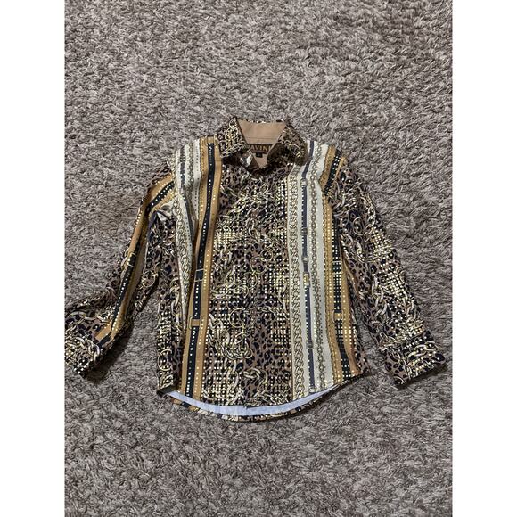 Toddler Buchon Long Sleeve Button Down Shirt 4 - Picture 1 of 3